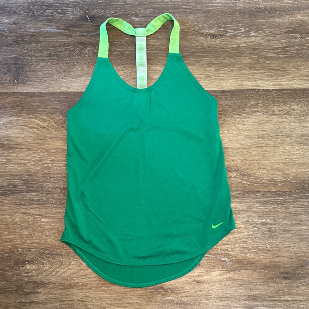 Nike Women's Vibrant Green Tank Top